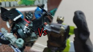 ironhide vs mixmaster transformers stop motion [upl. by Raycher]