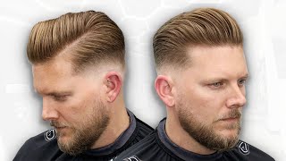 MUST SEE 👀 Skin Fade Pompadour Tutorial [upl. by Zadoc340]