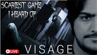 The Most Terrifying Game VISAGE  Gameplay Walkthrough Live Horro  MathurQT Gaming [upl. by Aneekat]