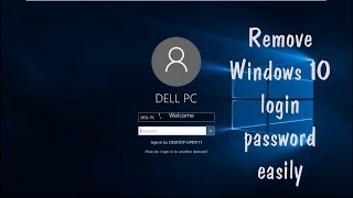 How to Remove Login Password from Windows 10 and Windows 8 [upl. by Adrien602]