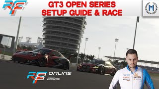 rFactor 2 Online  Setup Guide amp Race in GT3 Open at Bahrain [upl. by Malamud]