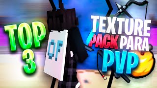 TOP 3 MEJORES TEXTURES PACKS PVP minecraft 18 [upl. by Ahron135]