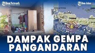 Gempa Pangandaran Robohkan Dinding Rumah Warga Salawu Tasikmalaya [upl. by Nwahshar]