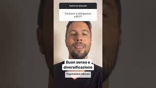 Buon senso e diversificazione 🙏 investimenti educazionefinanziaria diversificazione finanza [upl. by Anilave]