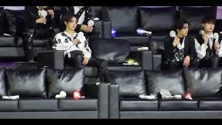 240106 GDA ENHYPEN Reaction Stray Kids Best Album  38th Golden Disc Awards [upl. by Etnecniv]