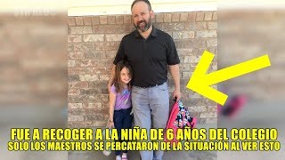 Papá recoge a la niña de la escuela al ver sus pantalones los maestros se percatan de la situación [upl. by Acim]