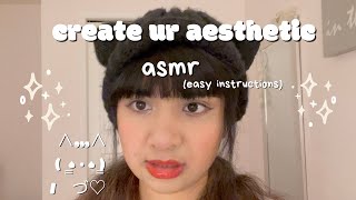 ☾⋆⁺₊🎧✩°｡ Follow The Instructions  Comfort ASMR  Your Aesthetic ｡°✩🎧₊⁺⋆☽ [upl. by Divine117]