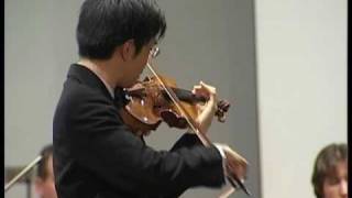 2009  ChunWen HUANG  Brahms violin concerto op77  Adagio  Sion Competition [upl. by Gunning764]