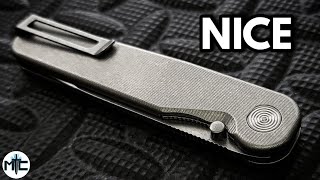 Just The Right Amount Of Cool  Tactile Knife Co Rockwall Folding Knife  Overview and Review [upl. by Dorcia]