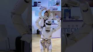 Chinesemade humanoid robot performs Tai Chi robot humanoidrobot humanoids [upl. by Aziar]