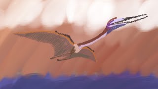 Turning a Safari Ltd Quetzalcoatlus image into a PALEOART [upl. by Werdma]