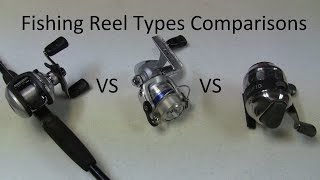 Best Fishing Reel Type  Spinning Vs Baitcasting Vs Spincaster Reels Best Reel with Pros and Cons [upl. by Lad]