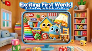 Exciting First Words Explore Everyday Objects in the House [upl. by Downall]