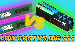 Cheap VS Expensive RAM DOES IT MATTER [upl. by Nwahsal]