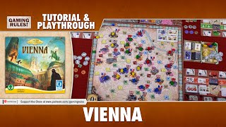 Vienna  Tutorial amp Playthrough  Stefan Feld City Collection  Game 5 [upl. by Guerin41]