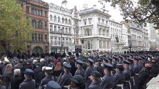 March past of the Royal British Legion at the Cenotaph Remembrance Sunday 2022 [upl. by Iniretake526]