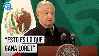 AMLO exhibió supuesto sueldo de Loret [upl. by Suilmann633]