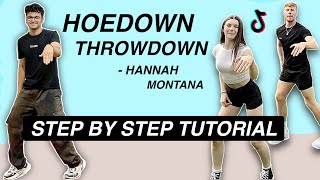 Hoedown Throwdown  Hannah Montana STEP BY STEP TUTORIAL Beginner Friendly [upl. by Urbanna]