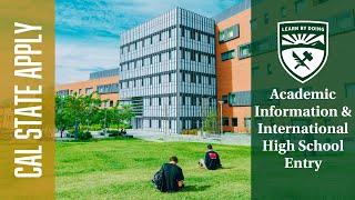 Cal State Apply  Academic Info amp International High School Entry  Academic History [upl. by Adnema]