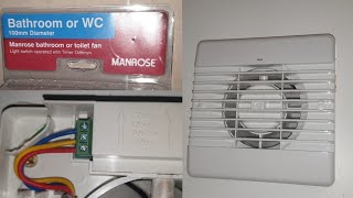 How to install a Manrose Extractor Fan 🛠⚡🚾 [upl. by Yadahs999]