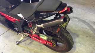 Dual Muffler Megelli 250R 1 [upl. by Noyes643]