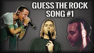 Guess the Rock Song 1  QUIZ [upl. by Middendorf]