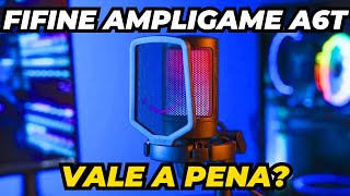 Microfone FIFINE AmpliGame A6T para PC Consoles e muito mais  Vale a pena Review [upl. by Laural]