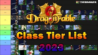 DragonFable Class Tier List 2023 [upl. by Niram141]