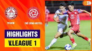 Highlights TPHCM  Thể CôngViettel  Đôi công hấp dẫn chia điểm kịch tính [upl. by Naujd788]