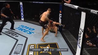 Dustin Poirier knocks out Conor McGregor ufc 257 [upl. by Iht]