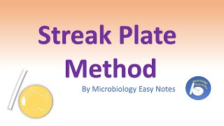 Streak plate method by Microbiology Easy Notes [upl. by Baniez]