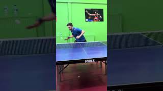 Table Tennis double table training 🏓 pingpong tabletennis training multiball [upl. by Ahsemrac]