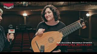 Lute player Evangelina Mascardi  episode 5  The Savarez Brussels Stories [upl. by Rodgiva893]