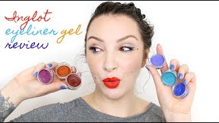 My Inglot AMC Eyeliner Gel collection amp rave review [upl. by Nujra389]