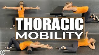 Improve Thoracic Spine Mobility 4 Best Exercises [upl. by Quintana991]