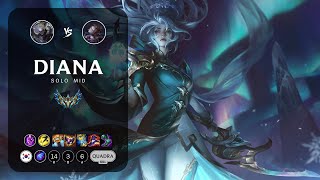 Diana Mid vs Orianna  KR Challenger Patch 1322 [upl. by Ugo176]