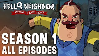 Hello Neighbor Cartoon Season 1  helloneighbor animatedseries  Welcome to Raven Brooks [upl. by Anomor20]