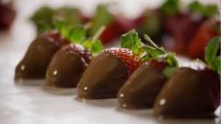 How to Make Elegant Chocolate Covered Strawberries  Allrecipescom [upl. by Notyep833]