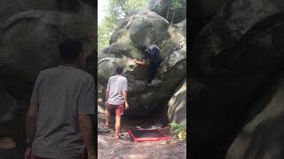 Hypocondriaque 6B Fontainebleau climbing fontainebleau [upl. by Aerdnael611]