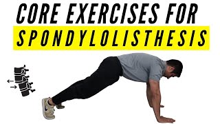 Core exercises for Spondylolisthesis [upl. by Dubenko]