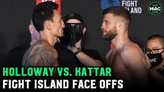 UFC Fight Island 7 Max Holloway vs Calvin Kattar Final Face Offs [upl. by Jerrilyn53]