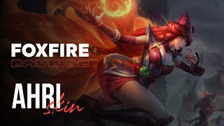 Foxfire Ahri – OPGG Skin Review – League of Legends [upl. by Ainak]