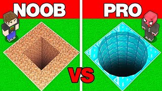 NOOB VS PRO ÇUKUR YAPI KAPIŞMASI  Minecraft [upl. by Stempien]