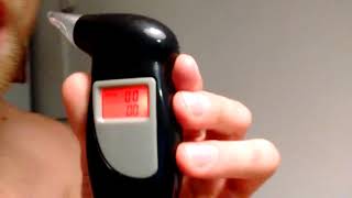 Breathalyzer Alcohol Tester  Breath Alcohol Test Digital Display [upl. by Ardis]