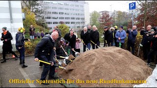 Spatenstich für das neue Rundfunkmuseum in Fürth [upl. by Ameer844]