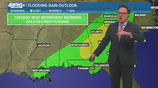 New Orleans Weather Impact Alert Flooding possible Tuesday [upl. by Jessabell376]