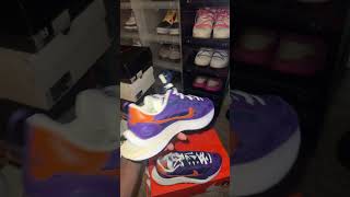 Nike Sacai X VaporWaffle ‘Dark Iris’ KICKWHO GODKILLER kickwho sneakers unboxing [upl. by Krissie]