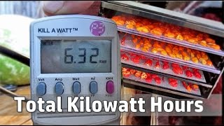 Is Dehydrating Foods At Home Cost Effective Easy Way To Calculate Any Appliances Energy CostUsage [upl. by Yadsendew]