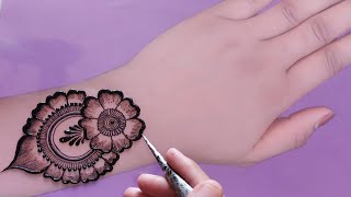 Eid Special Back Hand Mehndi Design  Eid Henna Design mehndi ka design  gulf mehndi design [upl. by Ilehs]