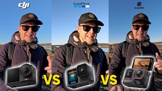 DJI Action 5 vs GoPro 13 vs Insta360 Ace Pro 2  Which is The REAL quotPROquot [upl. by Htebzile]